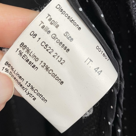 Piazza Sempione Long Linen Jacket made in Italy - Picture 10 of 12